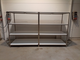 s/s rack with abs plates
